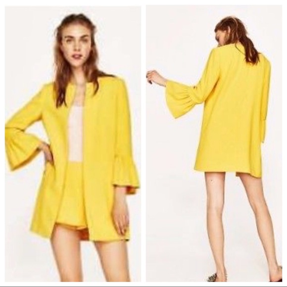 zara bell sleeve jacket